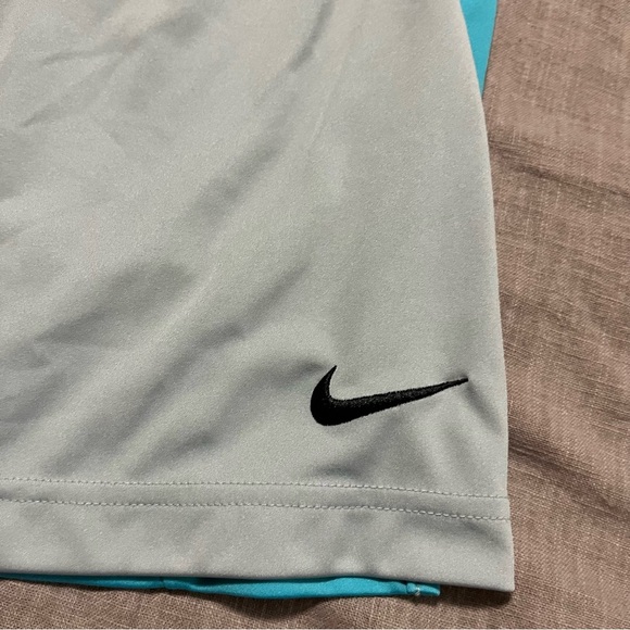 Nike Fly 9” Dri-Fit Men's Athletic Shorts Gray Teal Size XXL Basketball workout - Picture 3 of 7